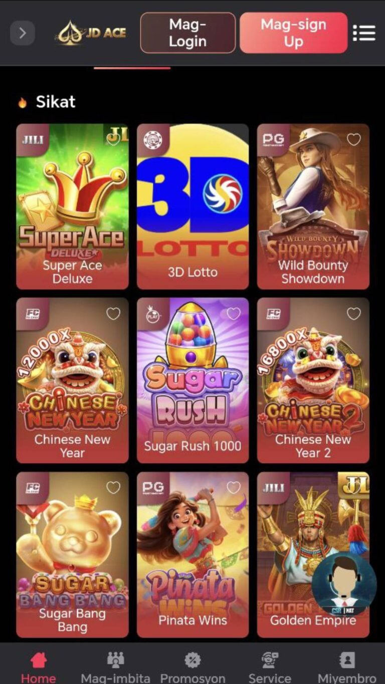 JDACE Casino | Official Site - Play & Win with ₱88 Bonus