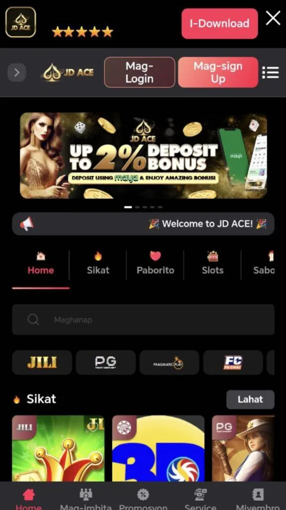 JDACE App Preview - Lobby